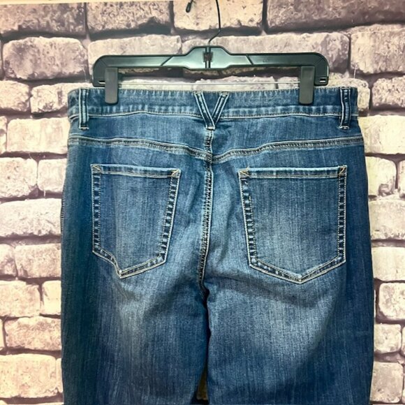 Chico's Platinum Blue Jeans Size L/12 - Picture 7 of 9